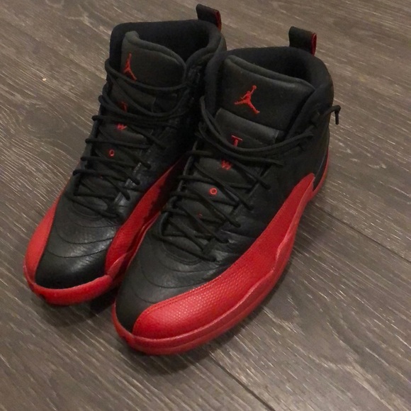 Jordan Other - Jordan 12 retro black and red flu game (2016)
